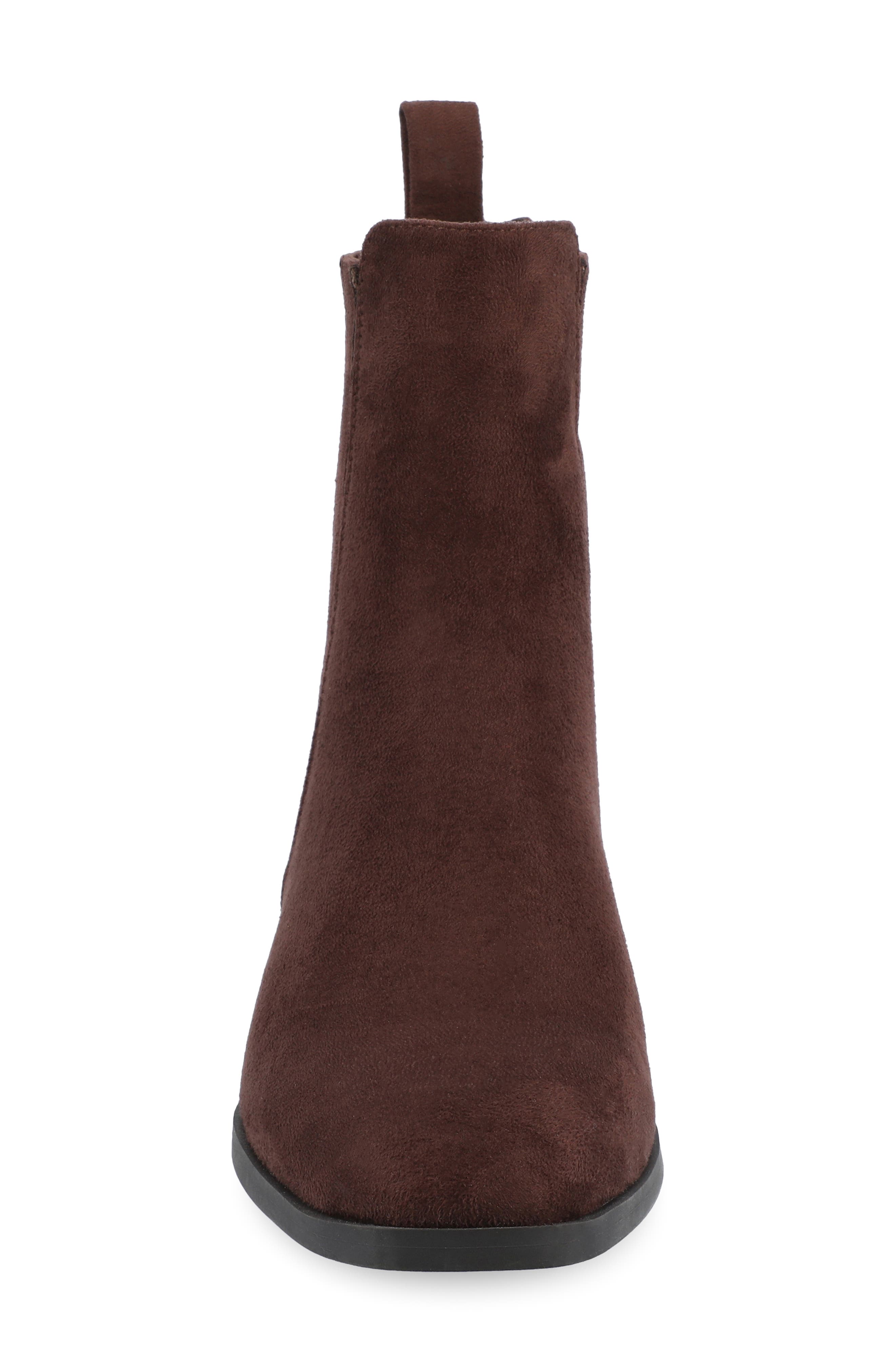 Journee Collection Wrenley Bootie, Alternate, color, Brown