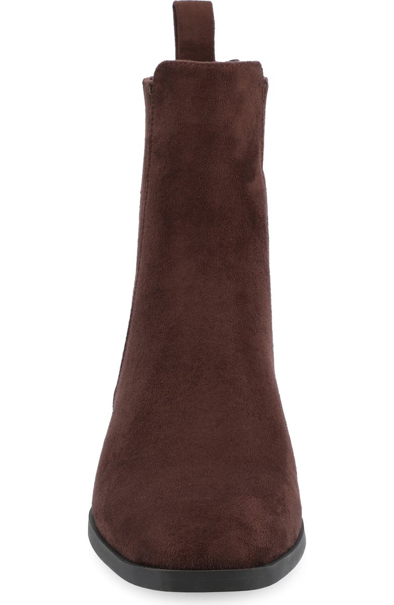 Journee Collection Wrenley Bootie, Alternate, color, Brown