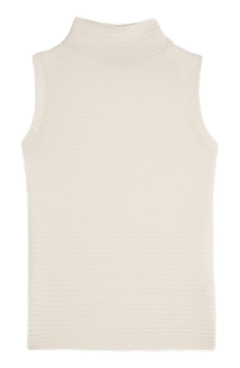 GOBI Mongolian Cashmere Lightweight Cashmere Silk Turtleneck, Alternate, color, Marshmallow