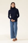 Italic Emma Cashmere Relaxed Turtleneck Sweater