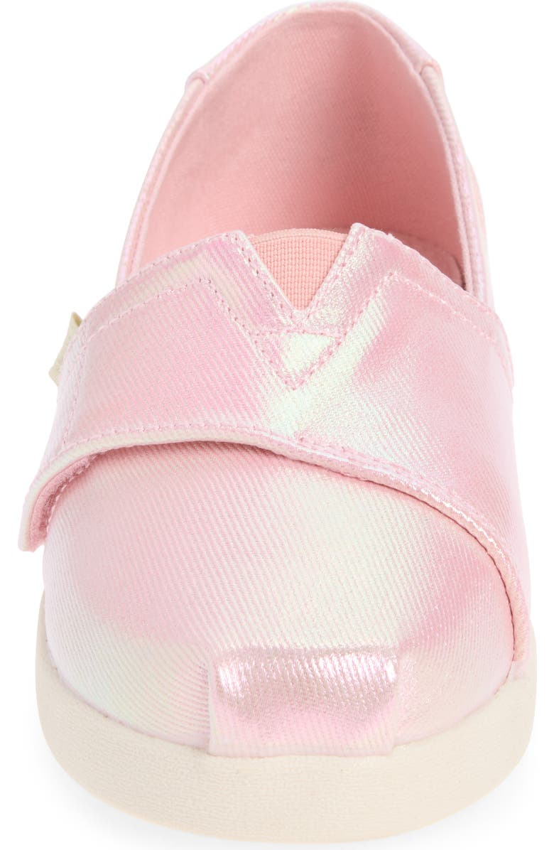 TOMS Kids' Classic Alpargata Slip-On, Alternate, color, Light Pink