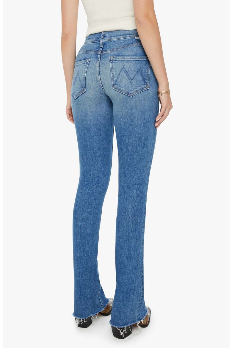 Runaway Frayed Hem Skinny Flare Jeans, Alternate, color, MONKEY IN THE MIDDLE