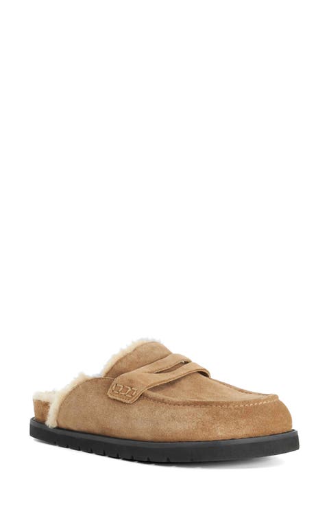 Goldy Faux Shearling Lined Mule