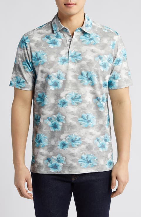 Stormy Blues IslandZone® Polo