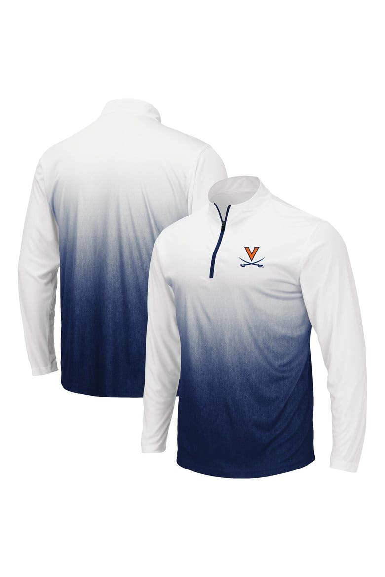 Men's Colosseum Navy Virginia Cavaliers Magic Quarter-Zip Jacket, Alternate, color, Navy