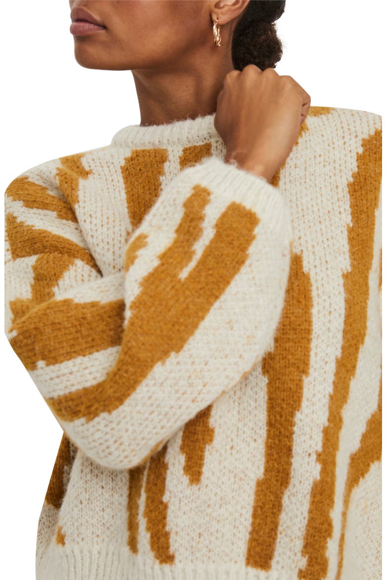 Scoop Neck Sweater, Alternate, color, BIRCH W/ CHAI TEA