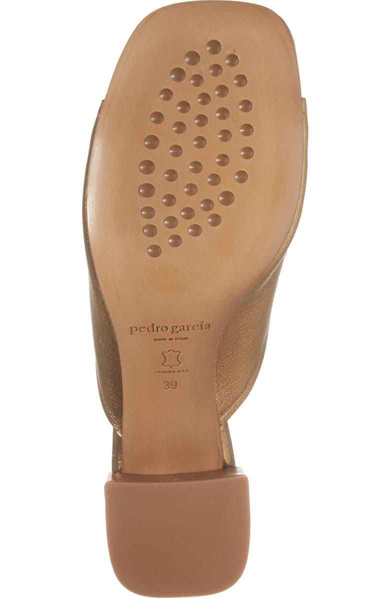 Pedro Garcia Umita Slide Sandal, Alternate, color, Old Gold Petitgrain-Tortoise