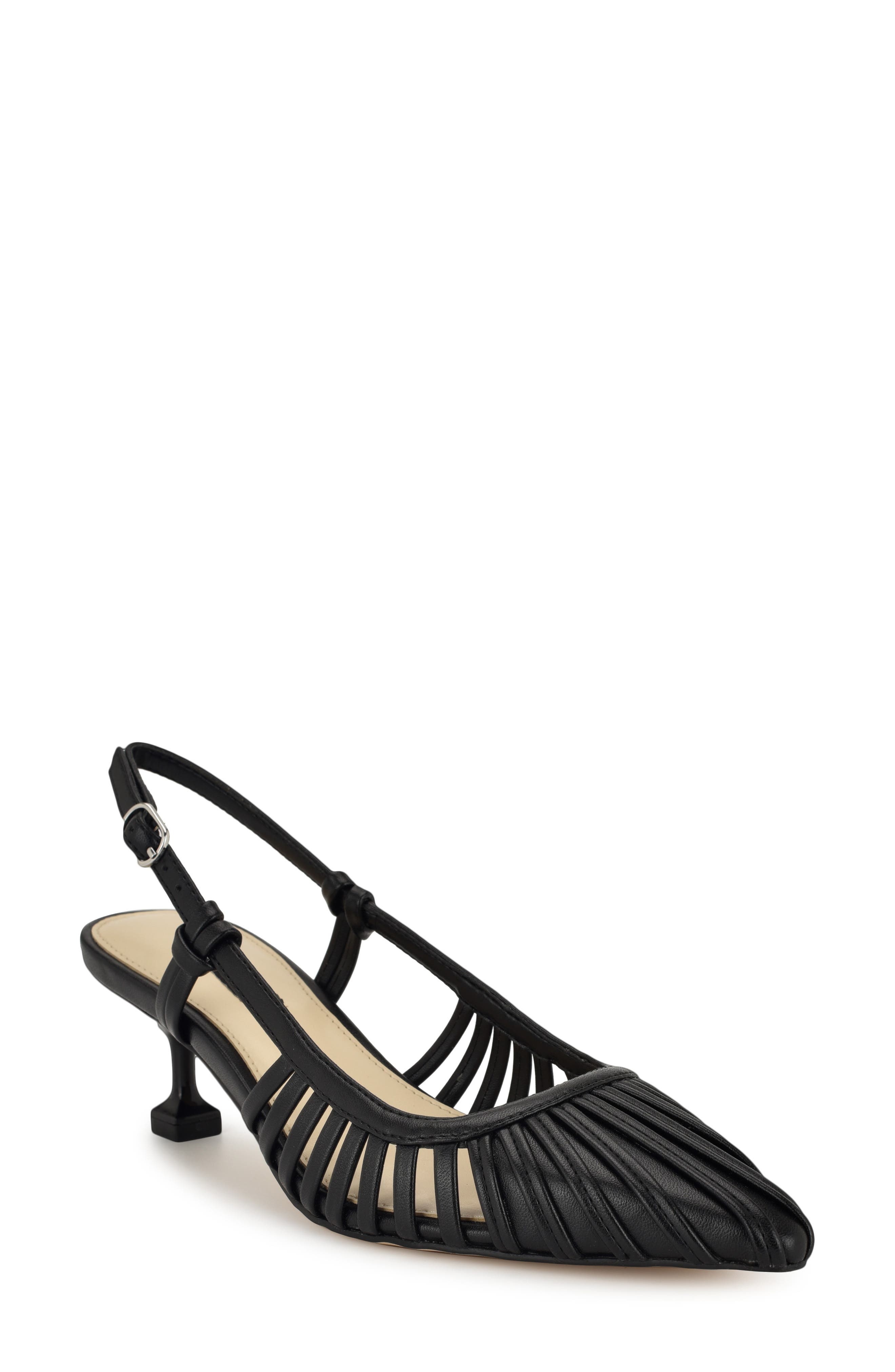 Nine West Whitt Pointed Toe Slingback Pump, Main, color, 