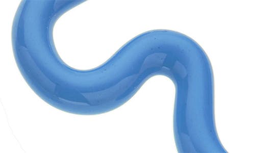 Bea Bongiasca Flower Power Two-tone Hoop Earrings In Blue