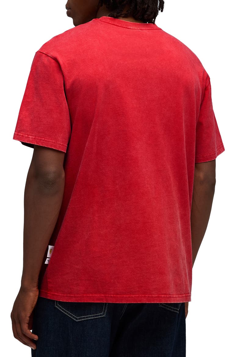 Scuderia Ferrari Sportswear Cotton Graphic T-Shirt, Alternate, color, ROSSO CORSA