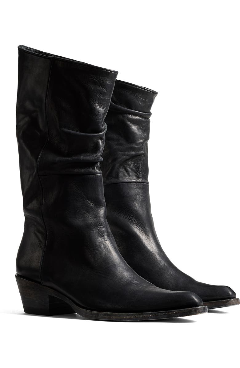 Khaite Clive Western Boot, Main, color, 200 Black