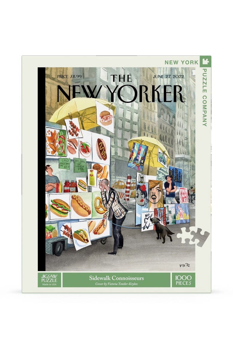NEW YORK PUZZLE COMPANY Sidewalk Connoisseurs 1000 Piece Puzzle, Main, color, NO COLOR