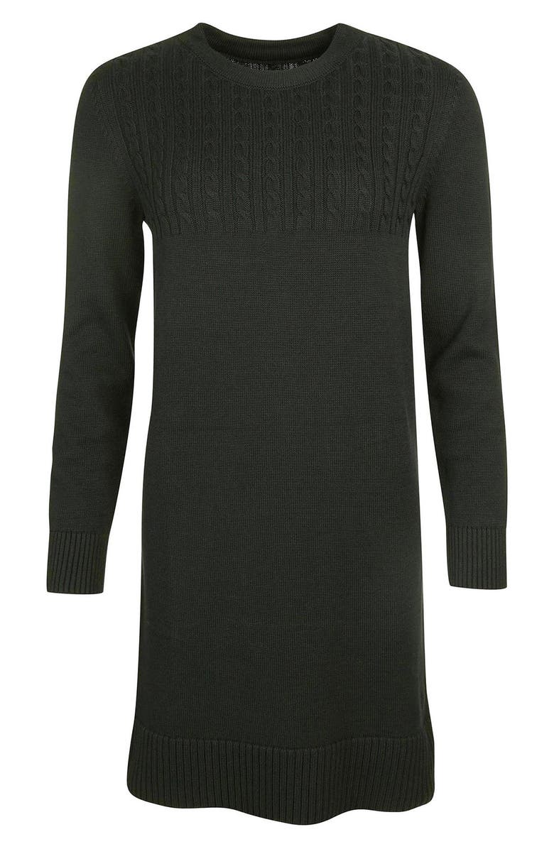 Barbour Stitch Guernsey Long Sleeve Sweater Dress, Alternate, color,