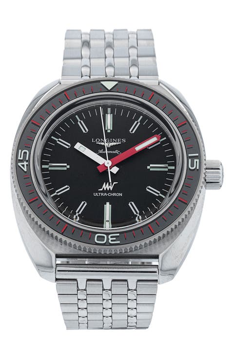 Longlines Preowned 2023 Heritage L2.836.4.52.6 Bracelet Watch, 43mm