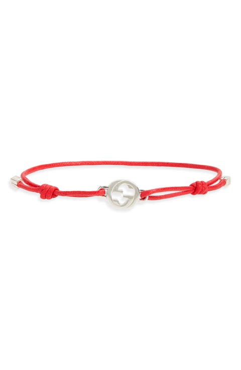 Interlocking-G Cord Bracelet