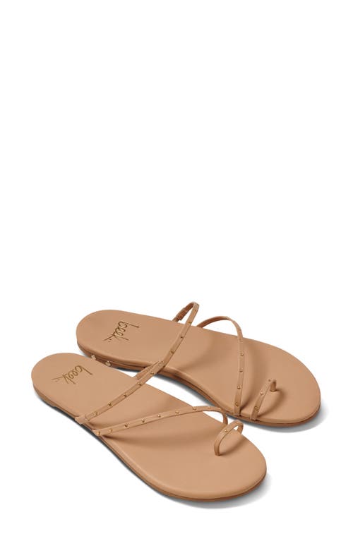 Beek Ula Studded Leather Sandal in Beach at Nordstrom, Size 10