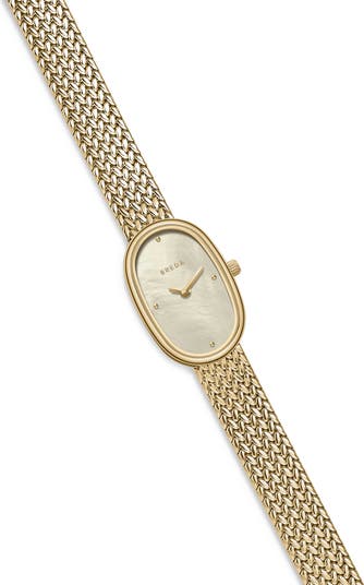 Jane Tethered Mesh Strap Watch, 18mm