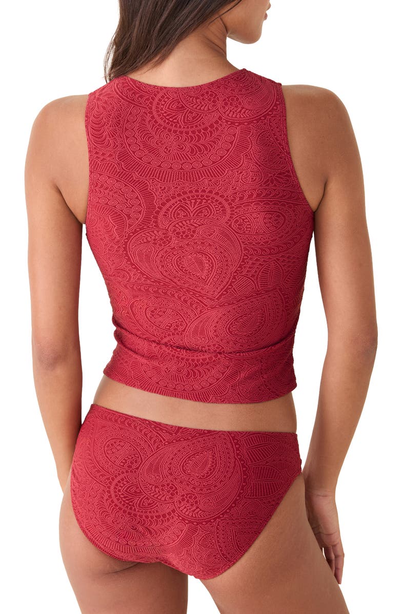 Andie The Malibu Tankini Top, Alternate, color, 