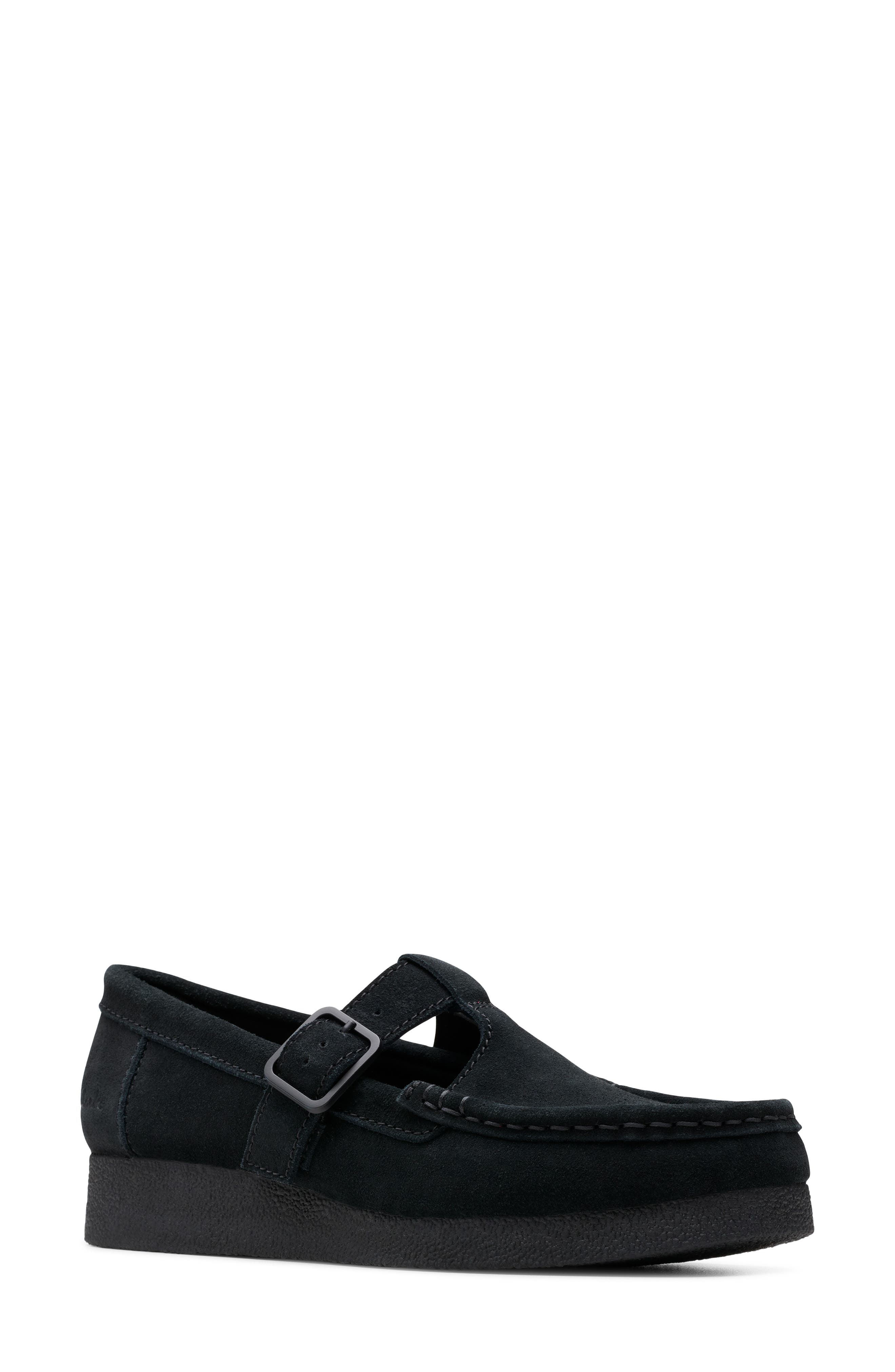 Wallabee Evo Bar Mary Jane, Main, color, BLACK SDE