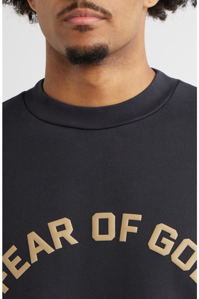 Training '90s Fleece Crewneck Sweatshirt, Alternate, color, FADED BLACK