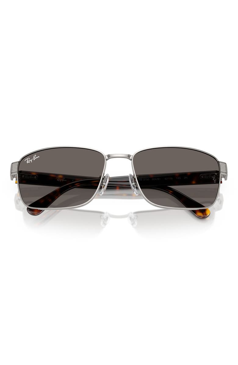 Ray-Ban 59mm Square Sunglasses, Alternate, color, Gunmetal