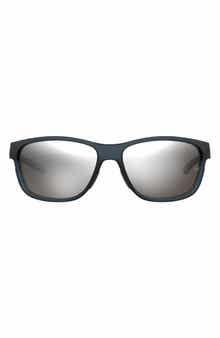 Under Armour 61mm Gradient Polarized Rectangular Sunglasses