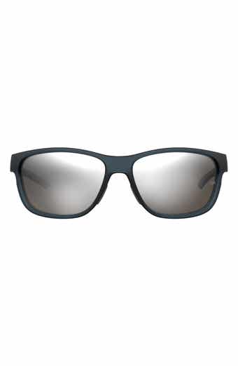 Under Armour 61mm Gradient Polarized Rectangular Sunglasses