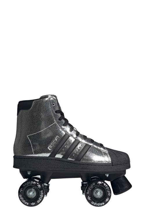 Adidas Originals Adidas Superstar 82 Roller Skate In Silver Met./core Black/white