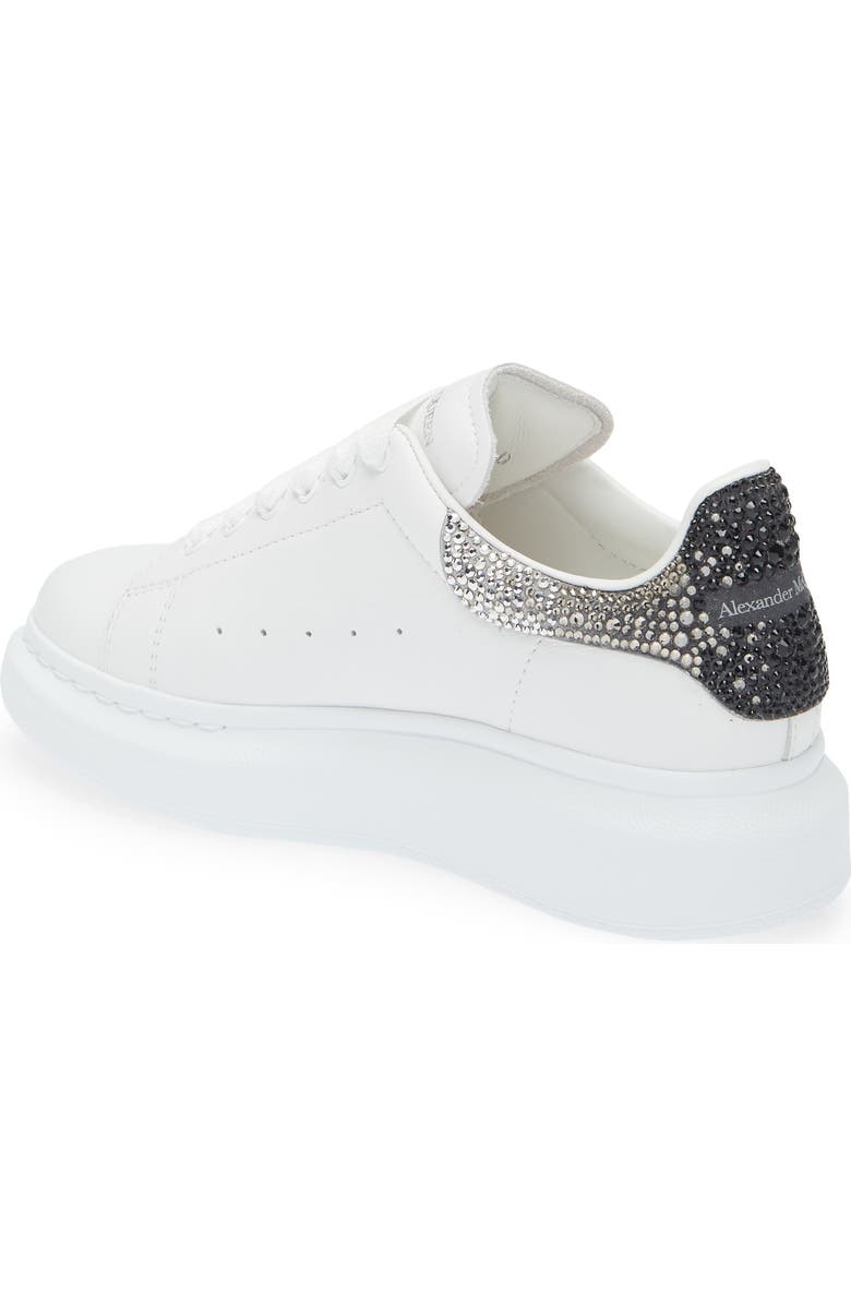 McQueen Alexander McQueen Oversize Crystal Embellished Sneaker, Alternate, color,