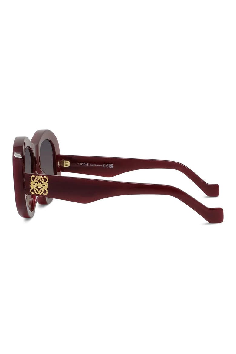 Anagram 51mm Geometric Sunglasses, Alternate, color, SHINY RED / VIOLET