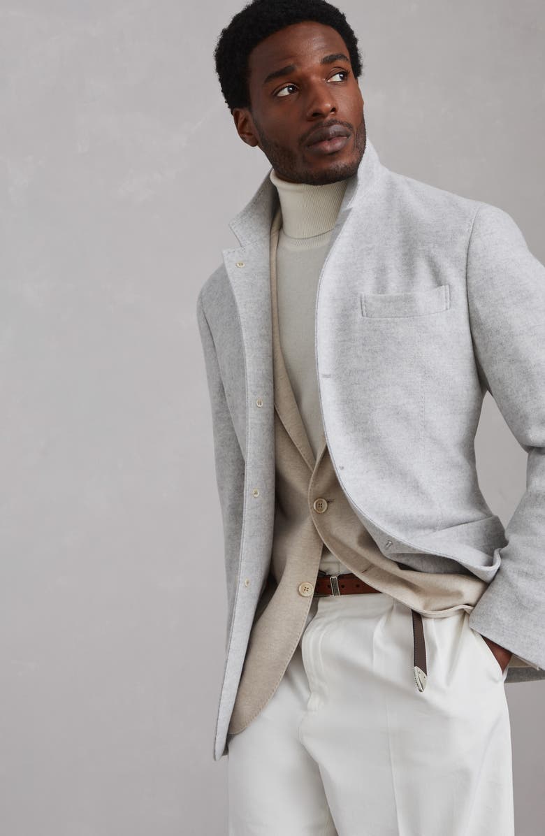 Brunello Cucinelli Blazer-style outerwear, Alternate, color, 