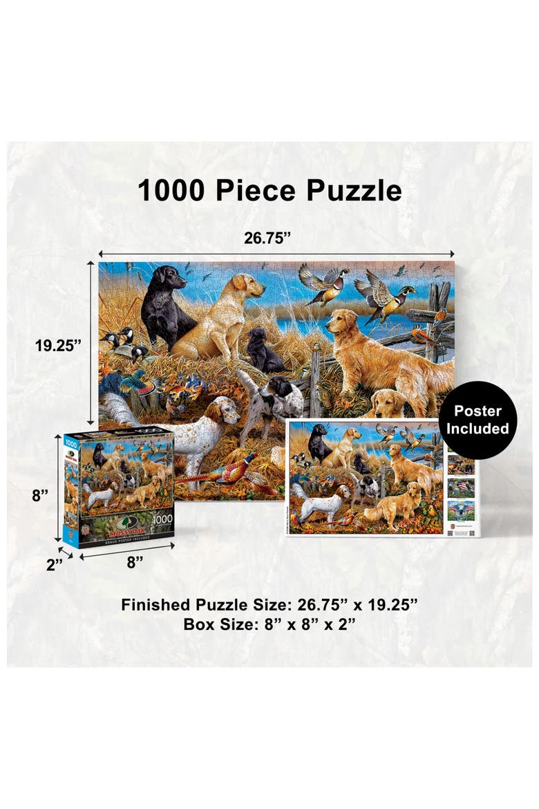 Man's Best Friend 1000pc Puzzle, Alternate, color, Multicolor