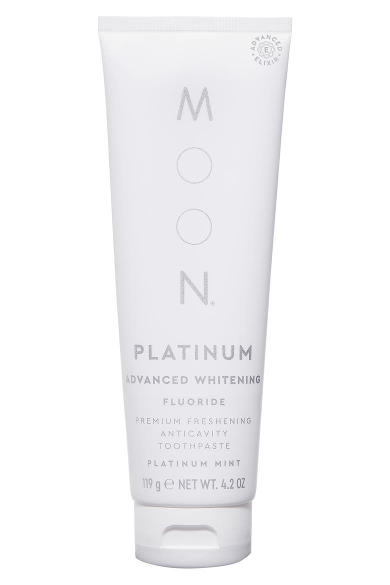 Platinum Advanced Teeth Whitening Fluoride Toothpaste, Main, color, IVORY