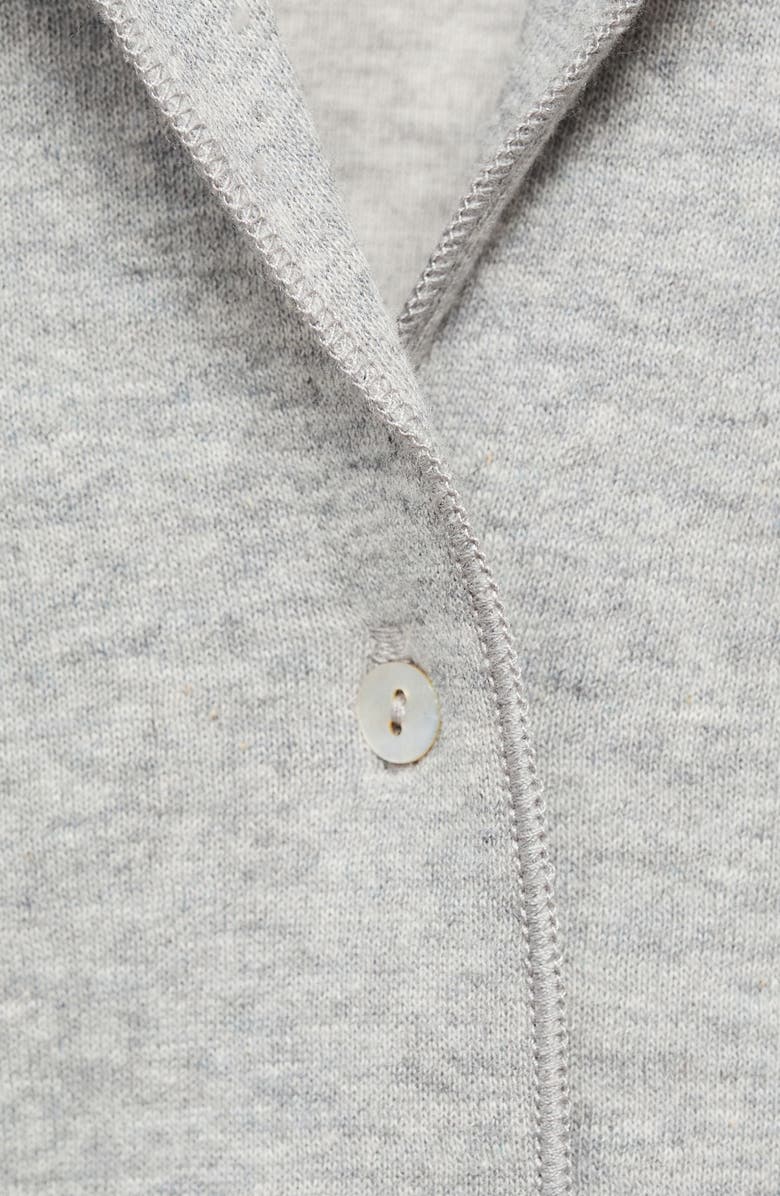 MANGO Double Face Cotton Shirt, Alternate, color, Grey