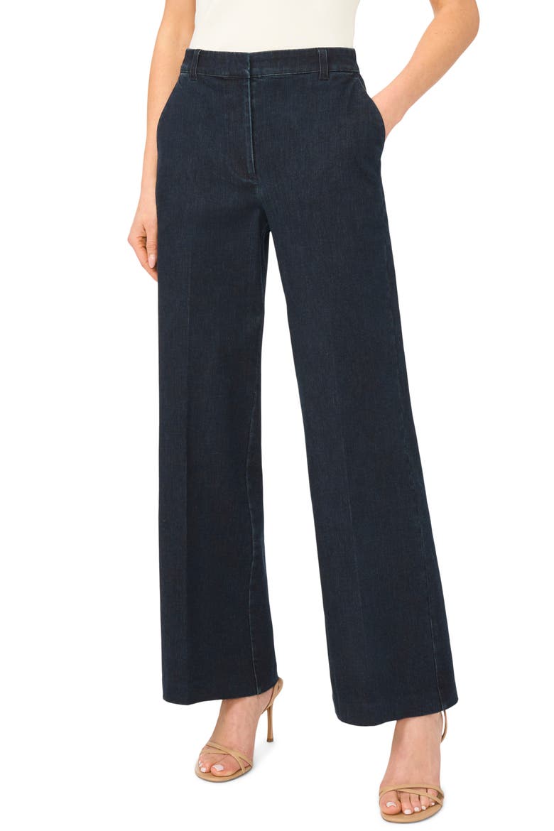 Carina Straight Leg Denim Suit Pants, Main, color, ESTATE BLUE