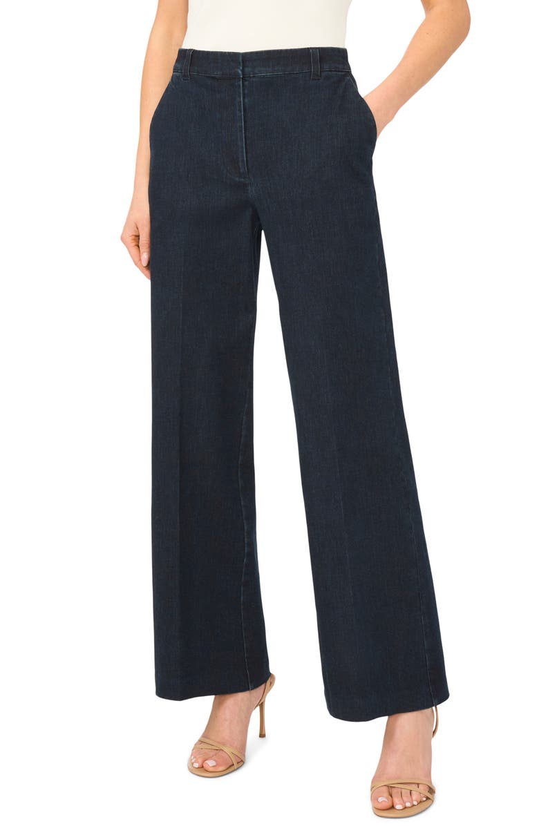 Ted Baker Carina Straight Leg Denim Suit Pants, Main, color, Estate Blue