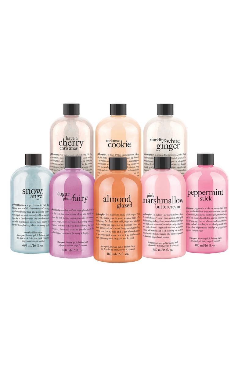 philosophy 'holiday' shampoo, shower gel & bubble bath, Alternate, color, 