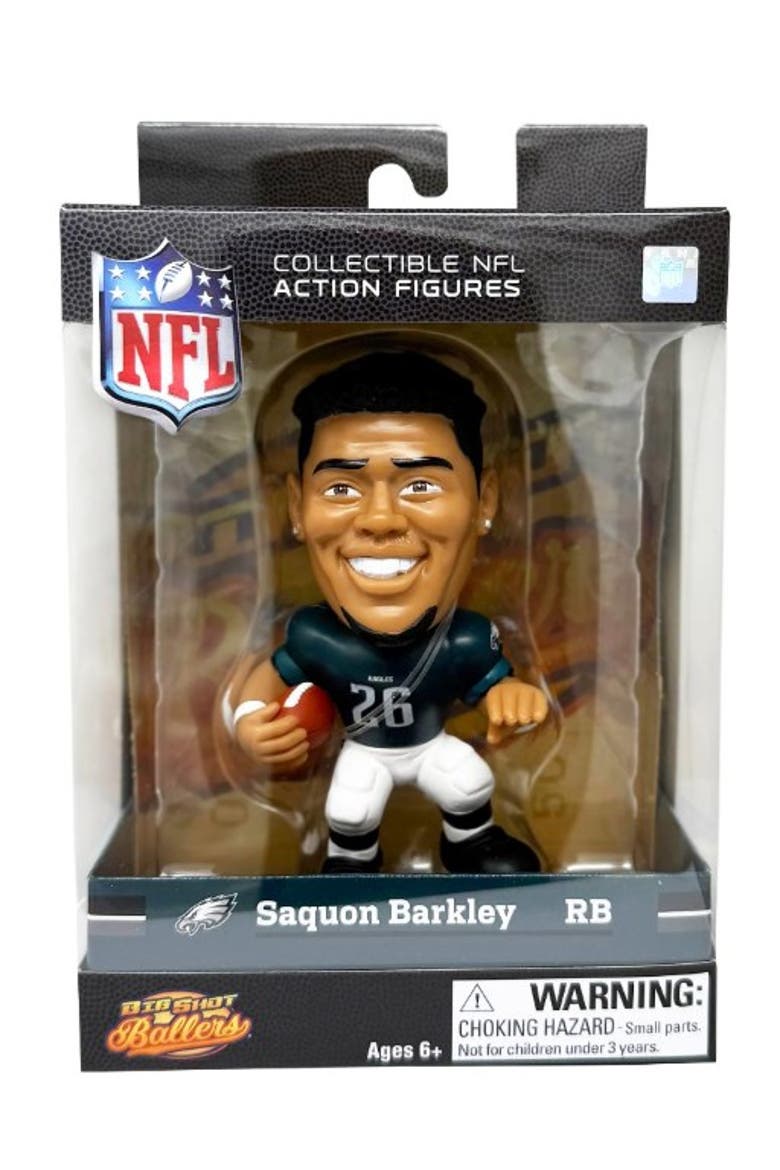 Saquon Barkley (Philadelphia Eagles) NFL Big Shot Ballers 5" Figure, Main, color, Multi-Color