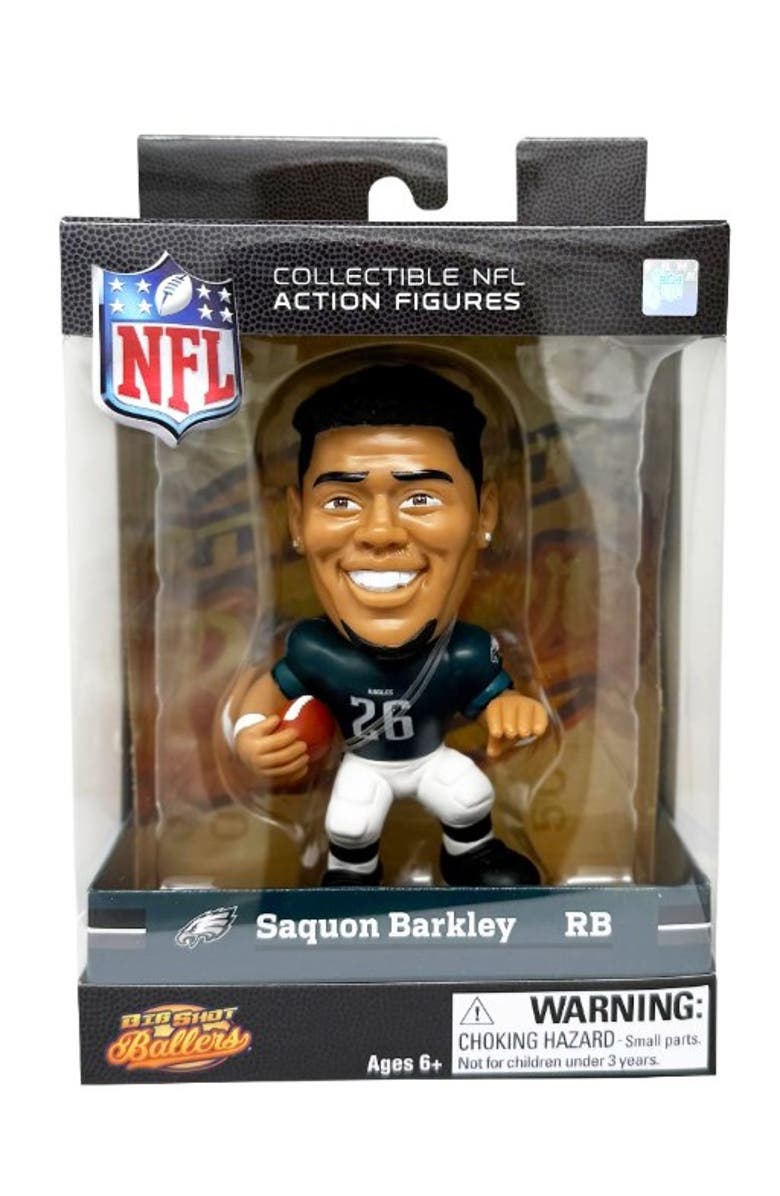 PARTY ANIMAL Saquon Barkley (Philadelphia Eagles) NFL Big Shot Ballers 5" Figure, Main, color, Multi-Color