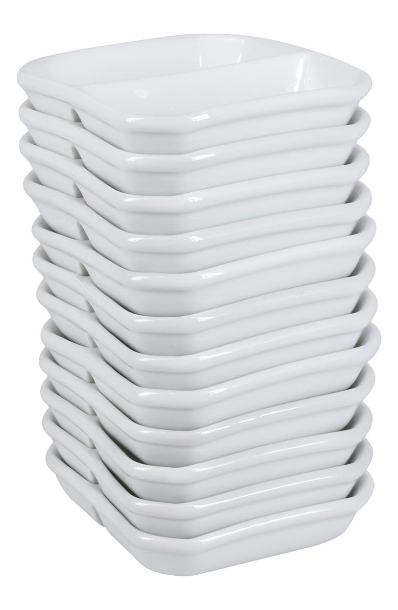 BIA Cordon Bleu Set of 12 Asian 2-Ounce Divider Dishes, Alternate, color,