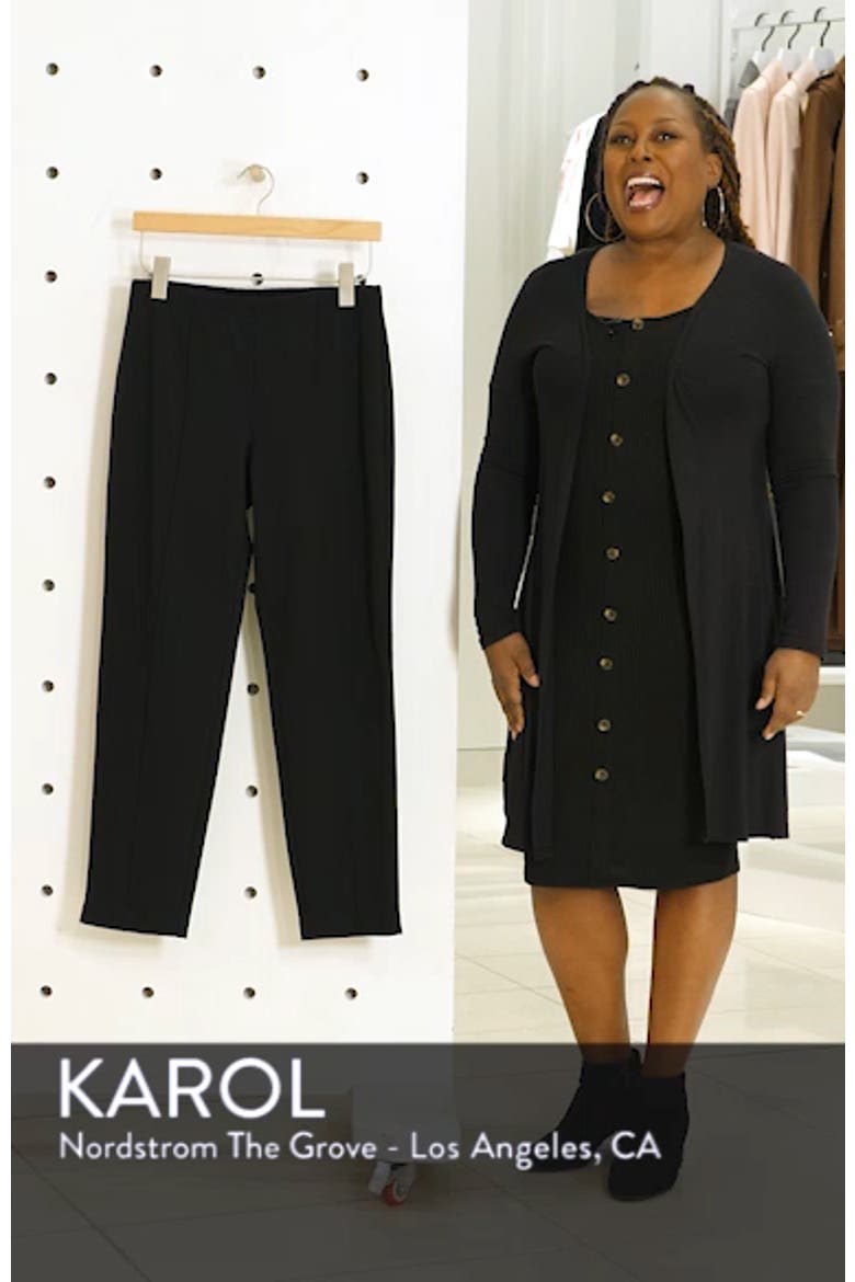 Collection Ponte Knit Ankle Pants video