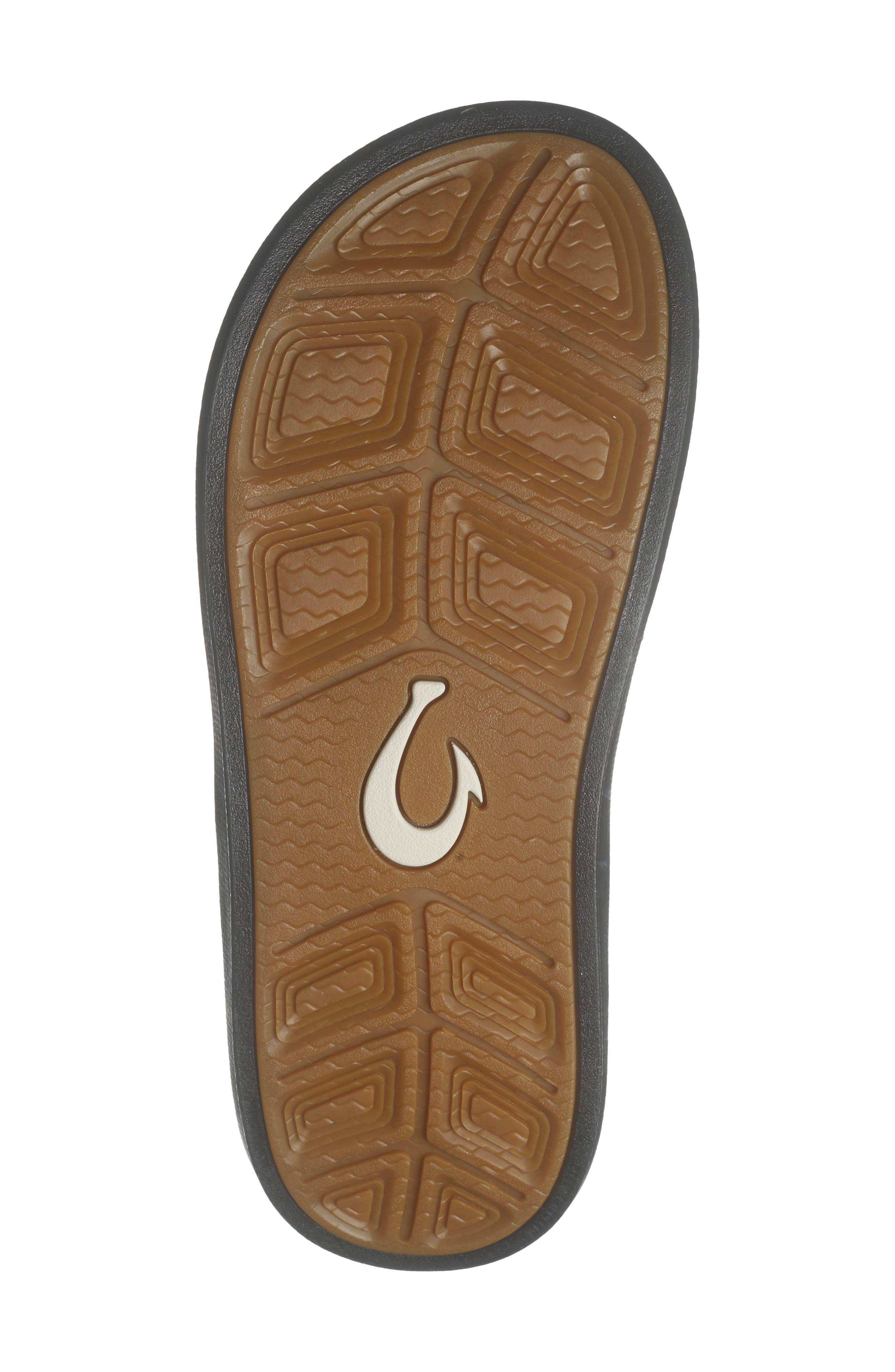 OluKai Ahi Kai Flip Flop, Alternate, color, Black/ Black