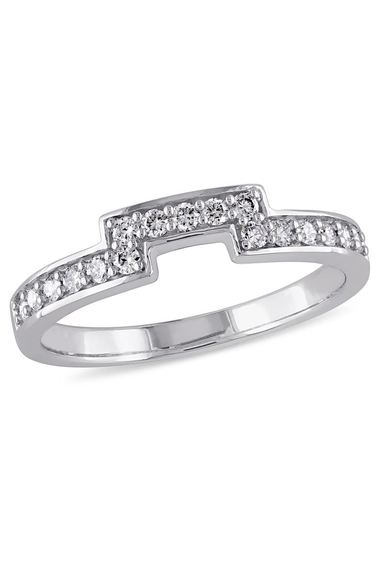 1/4 CTW Diamond Wedding Band 14k, Main, color, 14k White Gold