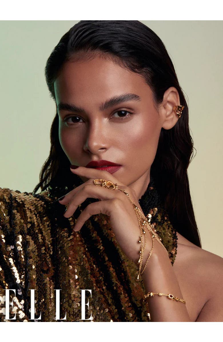 Lucy Quartermaine Mirror Chrysler Ring in Gold Vermeil, Alternate, color, Gold Vermeil