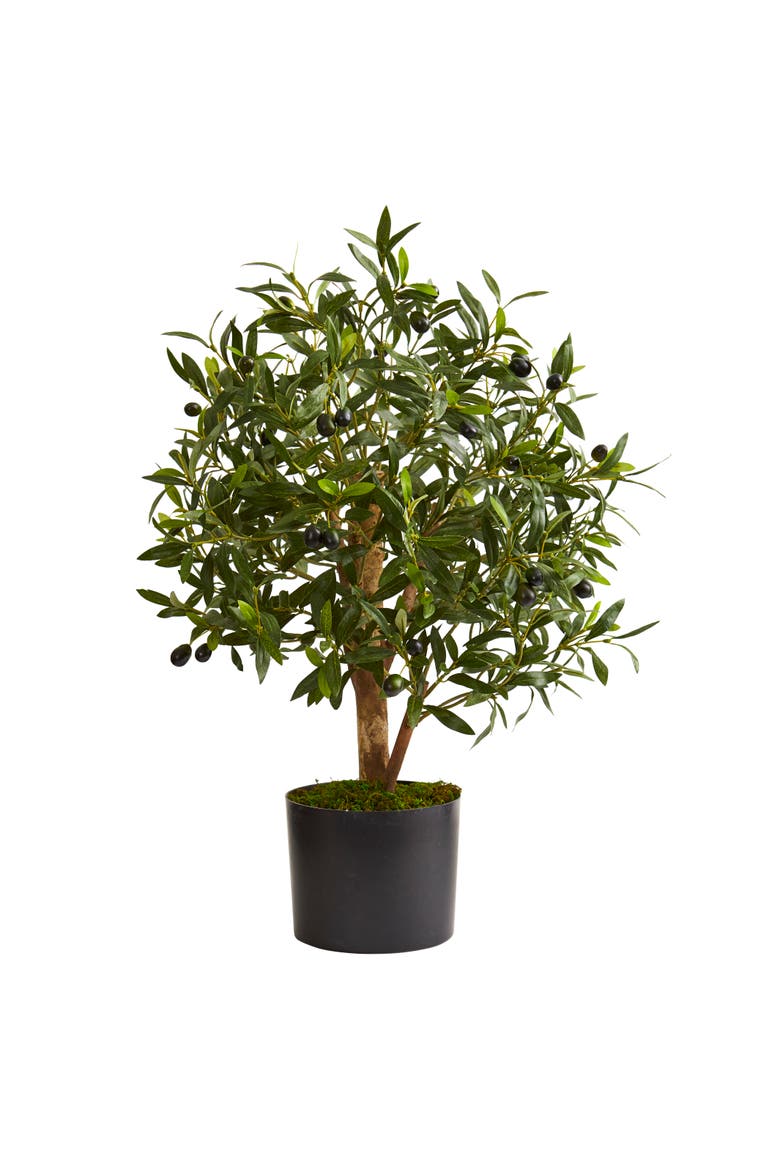 29-in Olive Artificial Tree, Main, color, Green
