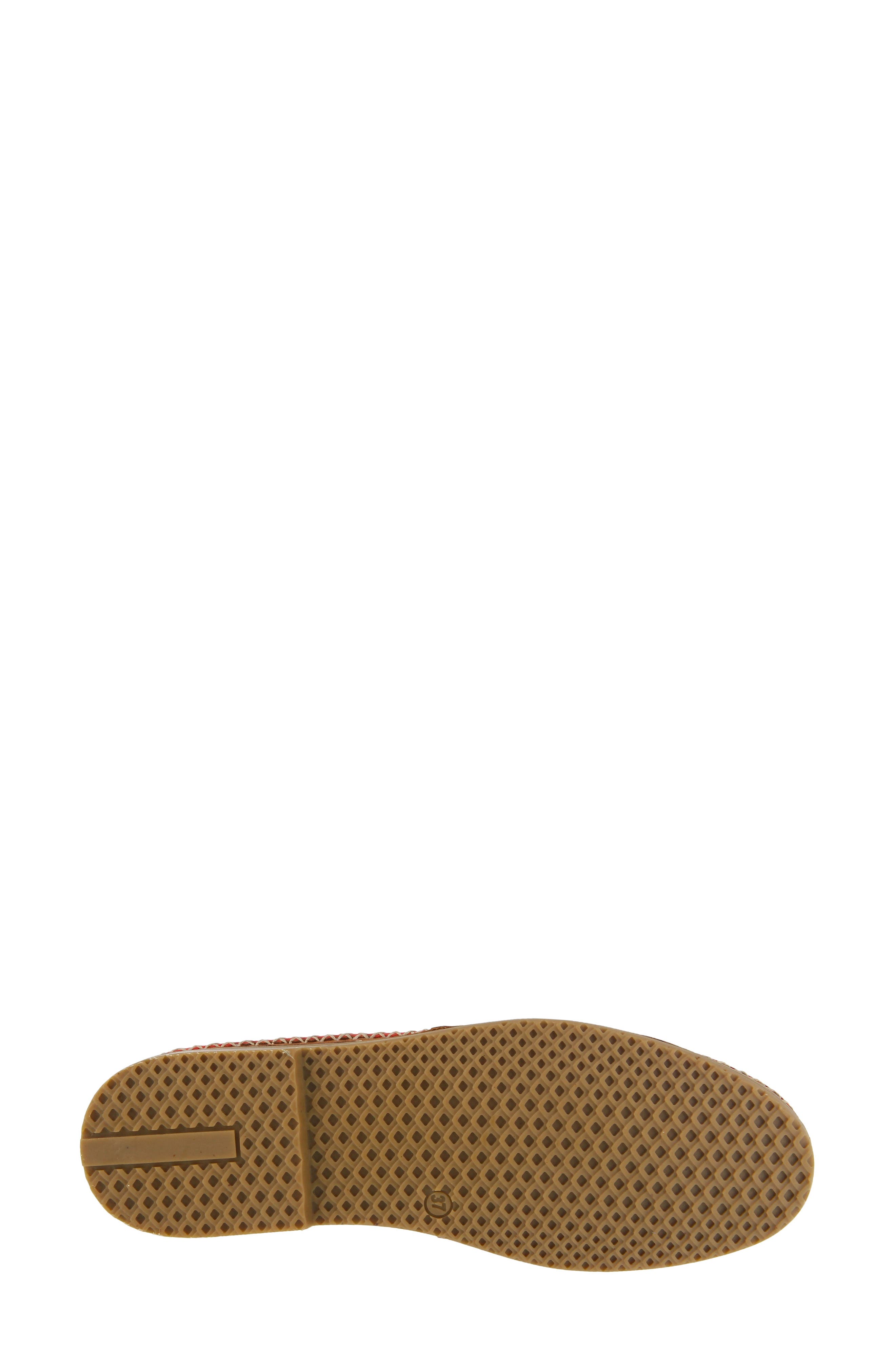 Berna Flat, Alternate, color, RED LEATHER