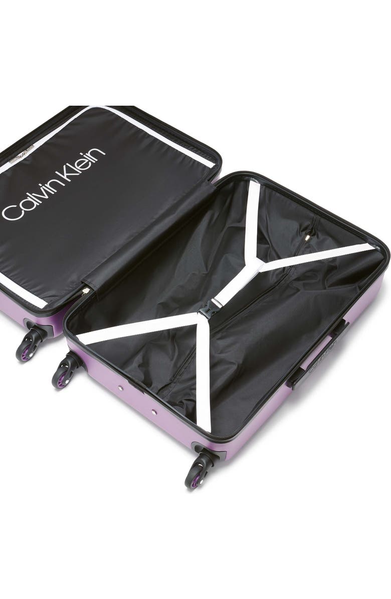 Calvin Klein Vision 3 Piece Luggage Set, Alternate, color, Amethyst
