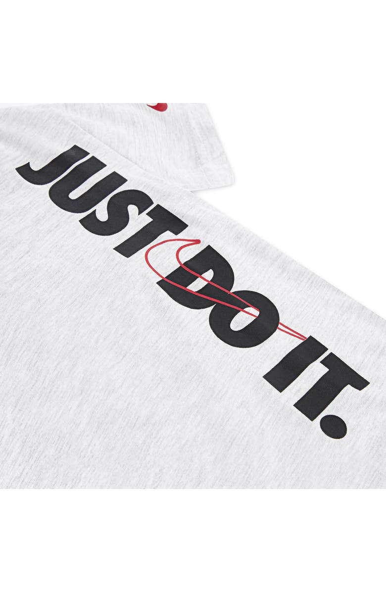 Nike JDI T-Shirt & Shorts 2-Piece Set, Alternate, color, W6m-Birch Heather/ Black