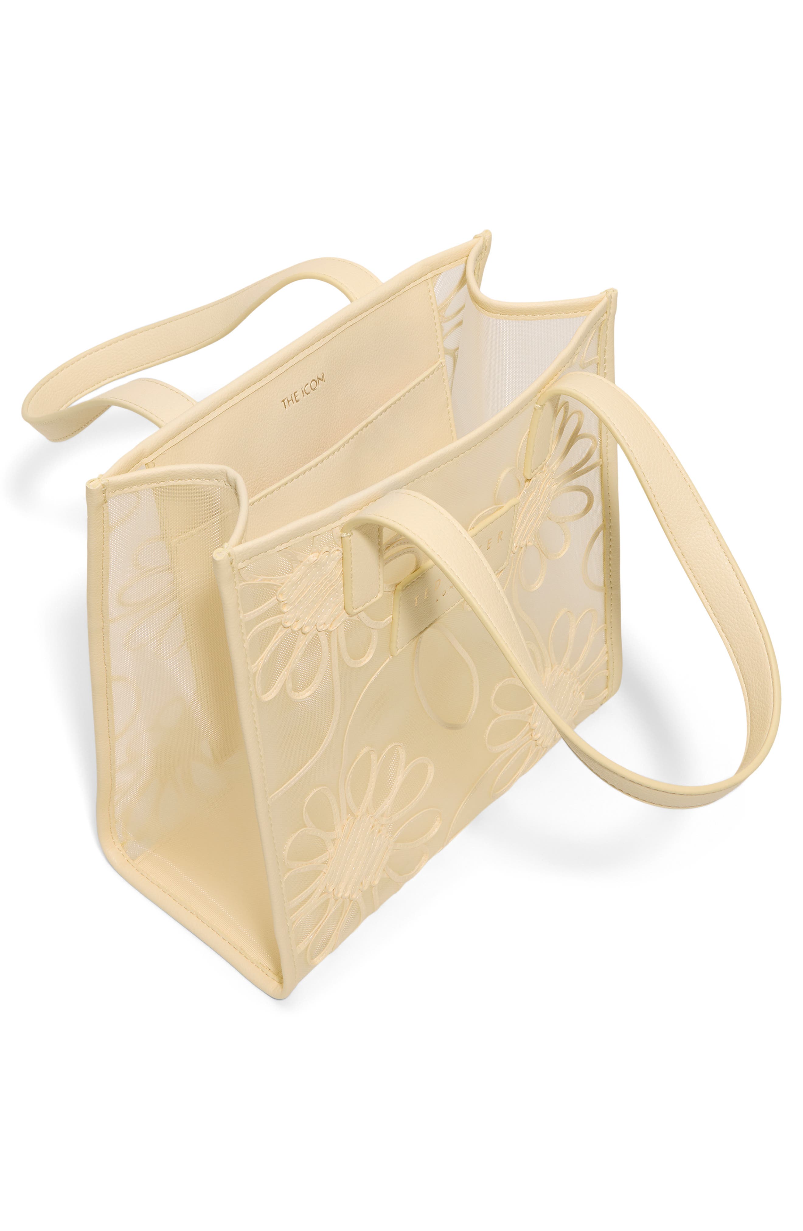 Ted Baker Aria Mesh Tote, Alternate, color, Melon