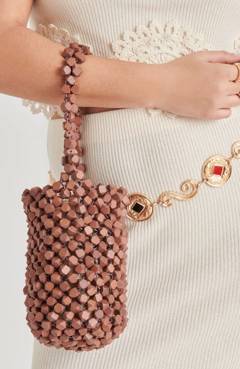 Malou Beaded Tote Bag